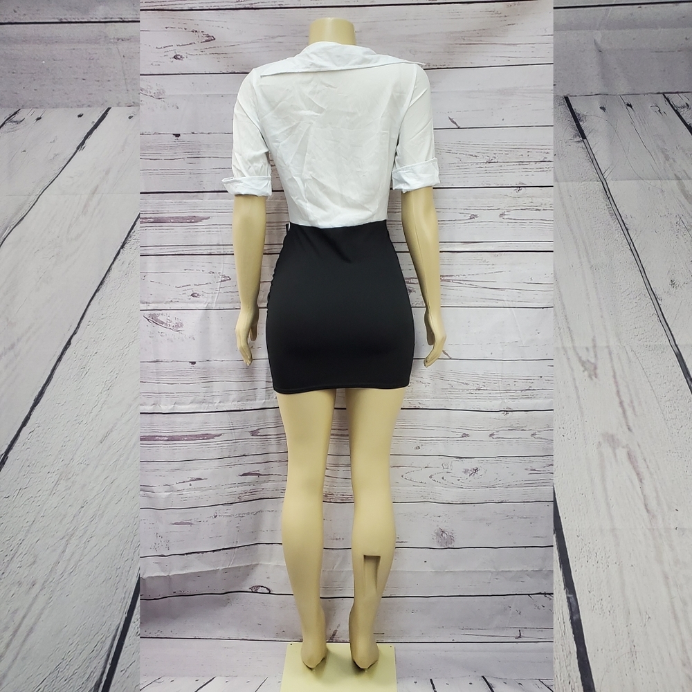 small sexy black & white night out dress - Picture 3 of 7